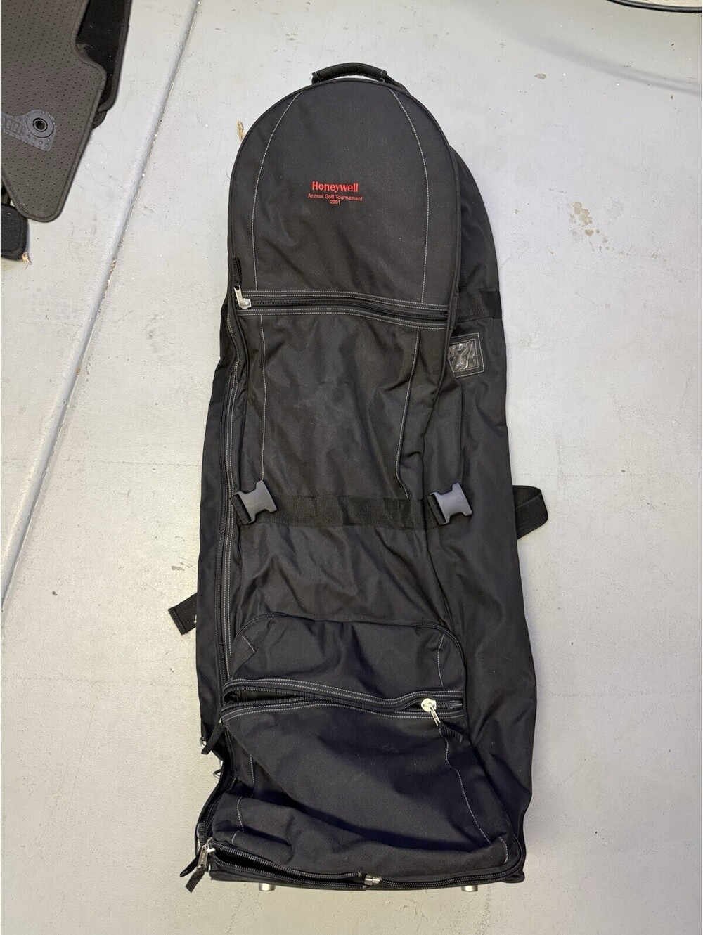 Honeywell Annual Golf Tournament 2001 Soft Golf Club Travel Bag 48” Black